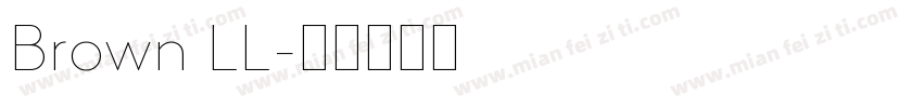 Brown LL字体转换